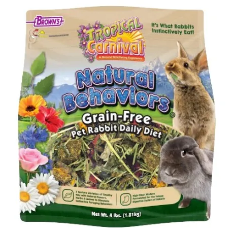 4lb F.M.Brown Natural Behaviors Pet Rabbit Food - Food